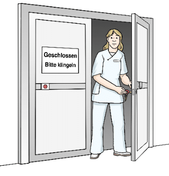 Illustration, Krankenschwester