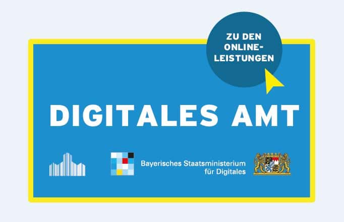 Plakette Digitales Amt