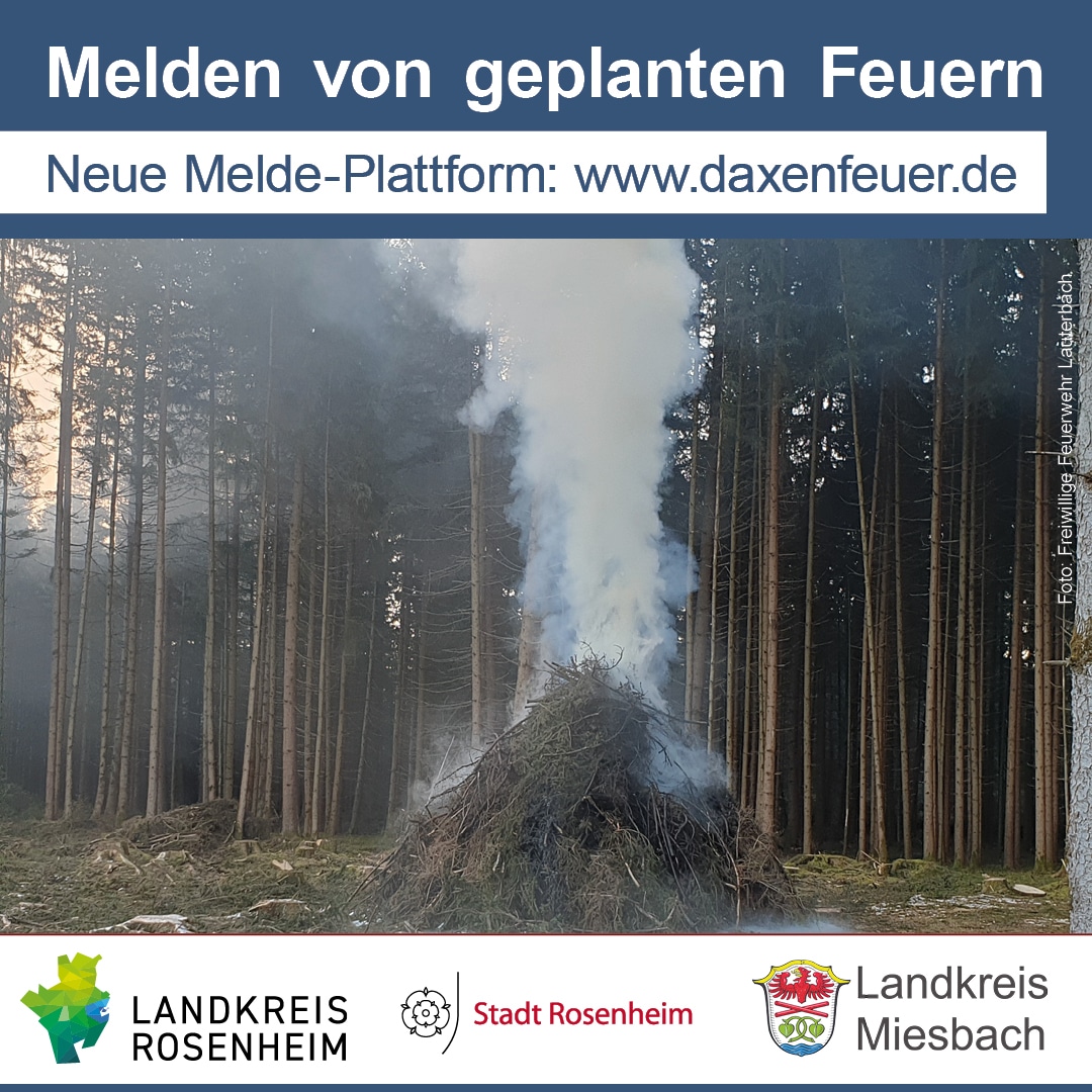 Daxenfeuer - neue Meldeplattform für geplante Feuer