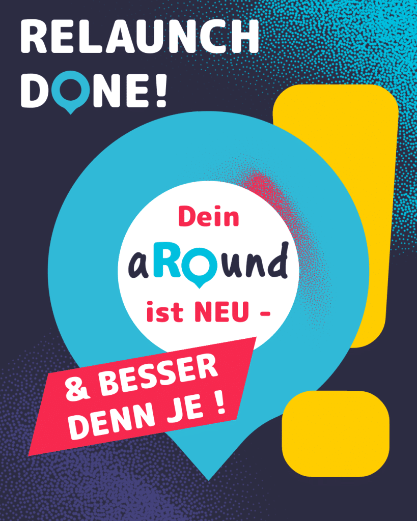 Grafik von aROund zum Relaunch der Website