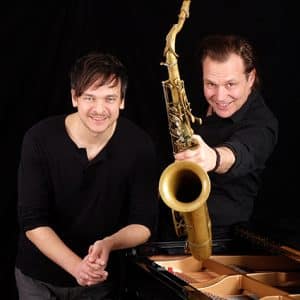 Bildnachweis: Chris Gall (Piano) und Mulo Francel (Sax)